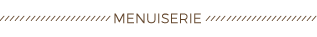 menuiserie